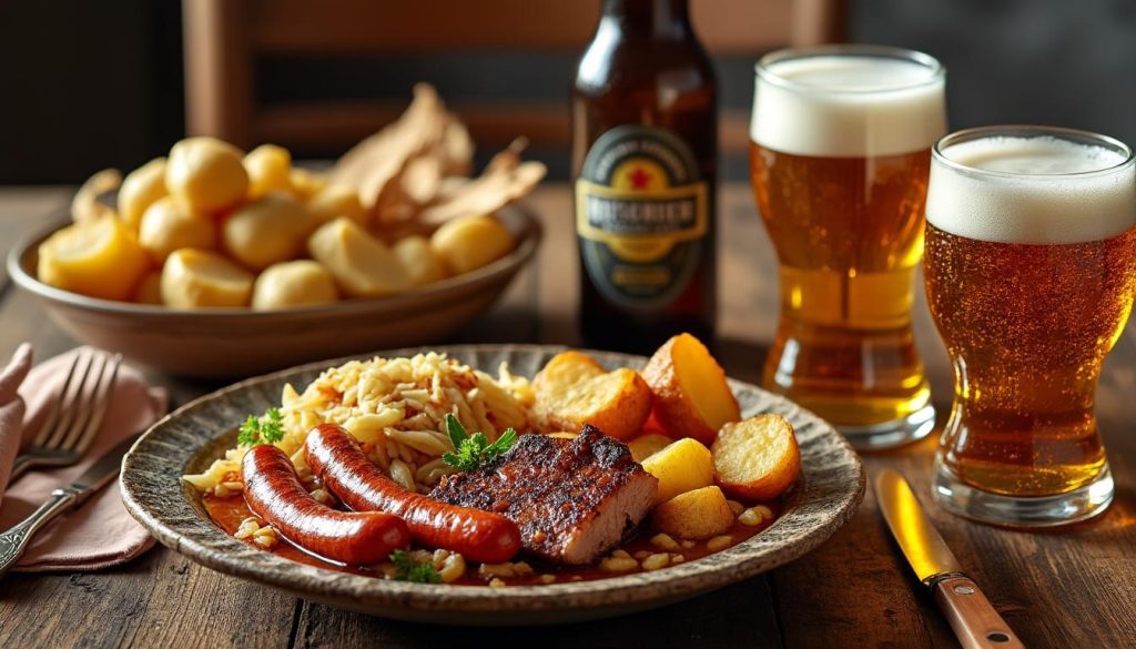 découvrez quelle bière choisir pour accompagner votre choucroute et sublimer chaque bouchée de ce repas traditionnel alsacien.