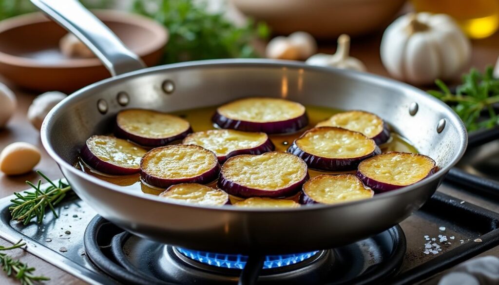 découvrez nos astuces pour réussir la cuisson de l'aubergine à la poêle, pour une texture fondante et un goût savoureux à chaque bouchée.