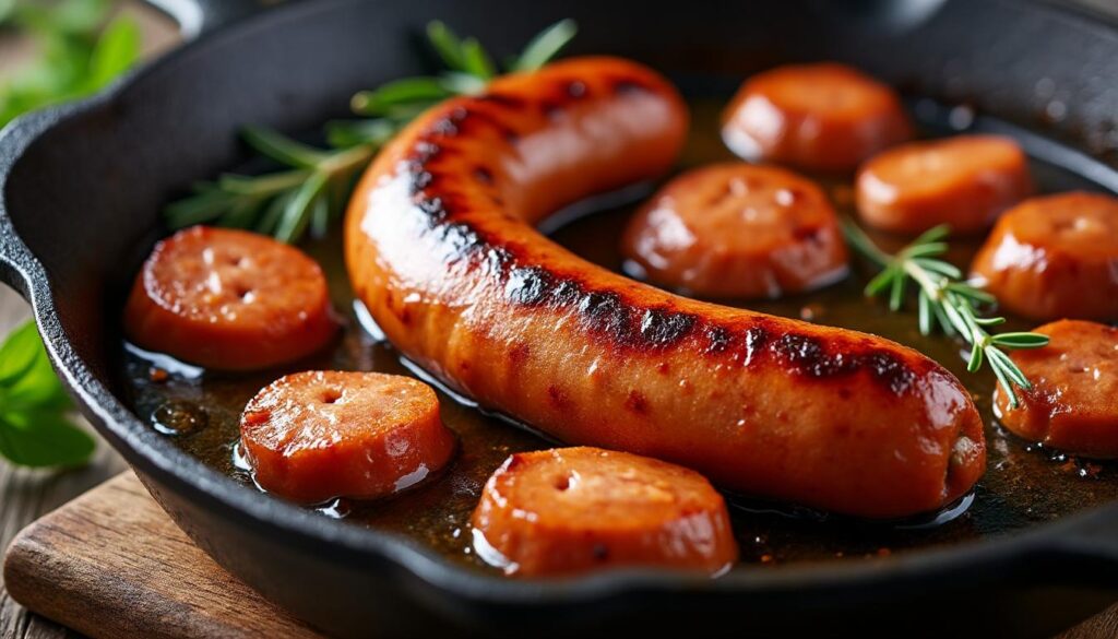 découvrez nos astuces pour réussir la cuisson de votre andouillette à la poêle, obtenir une texture savoureuse et croustillante à chaque fois.