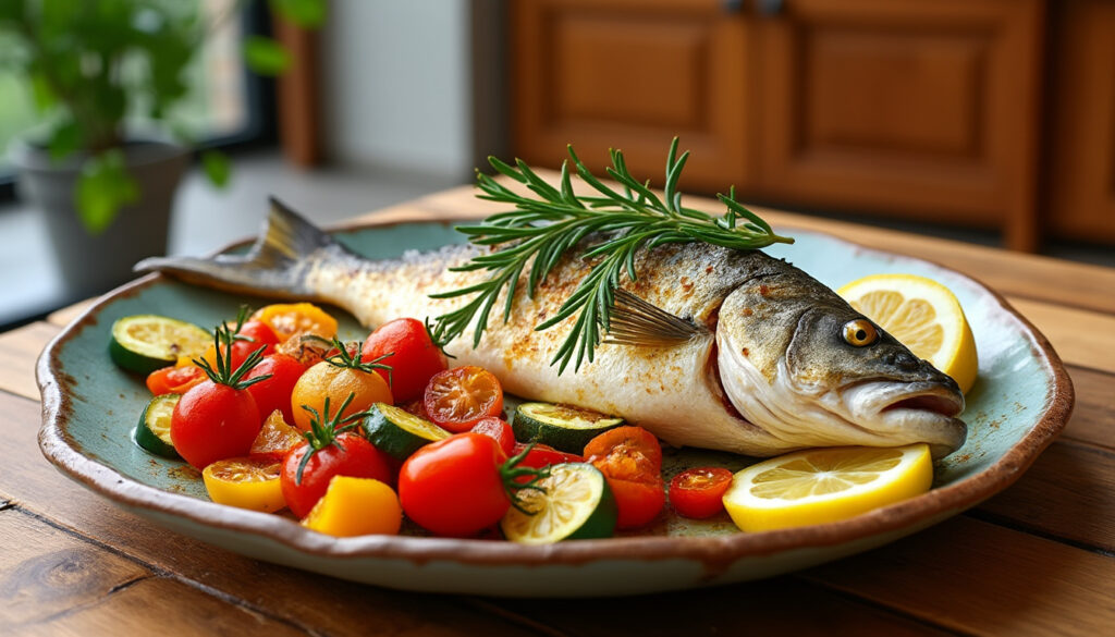 découvrez notre recette simple et rapide de bar au four, un plat savoureux et léger parfait pour un repas équilibré et gourmand.