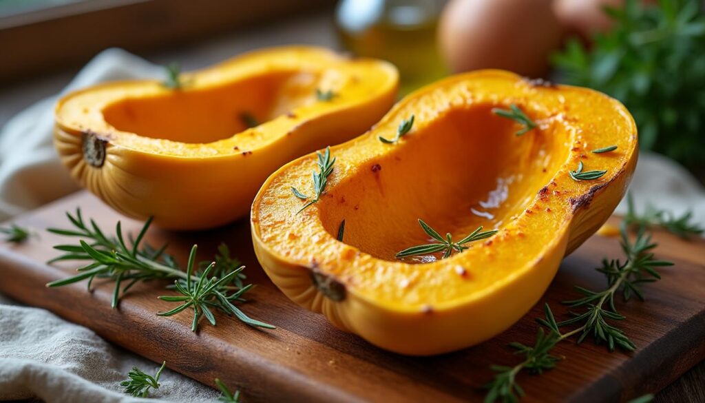 découvrez l'astuce simple pour réussir une butternut au four avec une chair fondante et savoureuse, parfaite pour un repas gourmand et réconfortant.