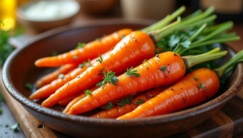 découvrez l'astuce simple pour préparer des carottes au four fondantes et savoureuses, un accompagnement parfait pour tous vos repas.