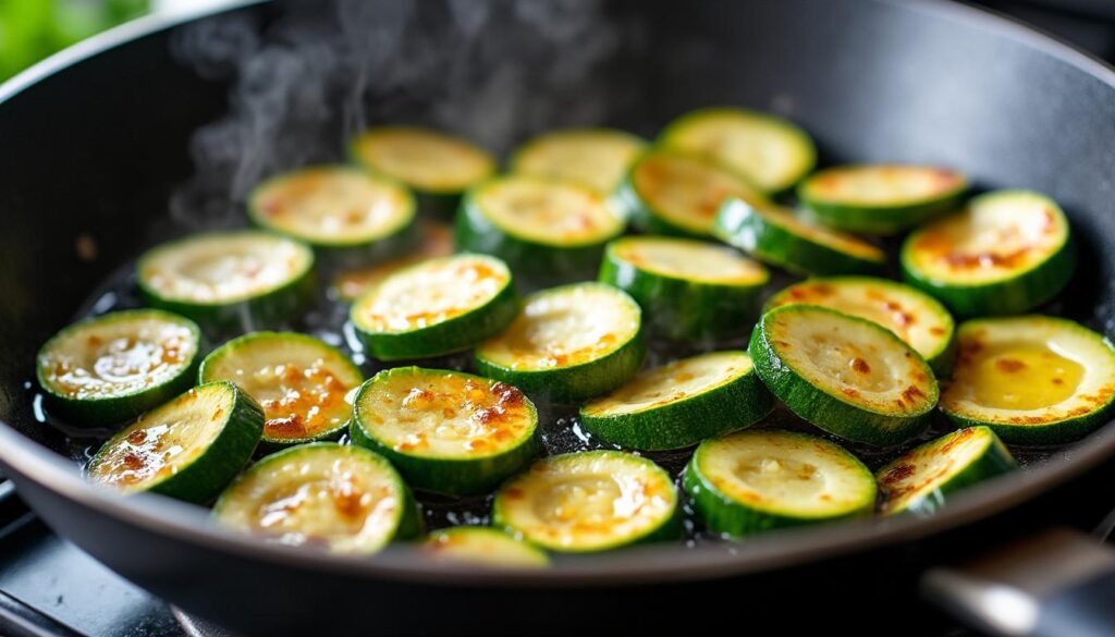 découvrez comment préparer des courgettes à la poêle pour des légumes fondants et savoureux grâce à une astuce simple et rapide.