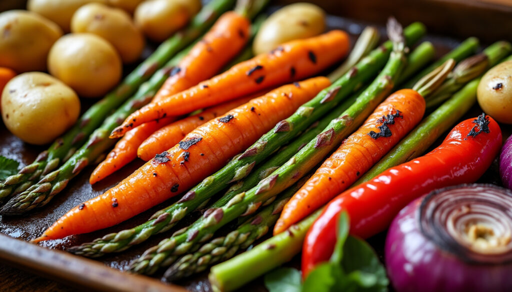 découvrez nos astuces pour cuisiner des légumes au four tout en préservant leurs saveurs et textures croustillantes. apprenez à maîtriser la cuisson pour des plats savoureux et santé.