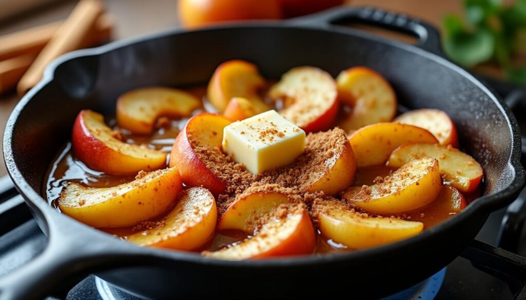 découvrez nos astuces simples pour réussir des pommes à la poêle dorées et fondantes, parfaites pour sublimer vos desserts et goûters.
