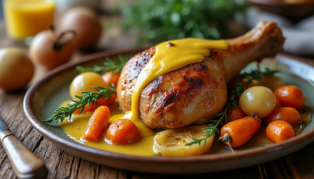découvrez la recette traditionnelle du lapin à la moutarde au four, un plat savoureux qui ravira les gourmets et sublimera vos repas en famille.