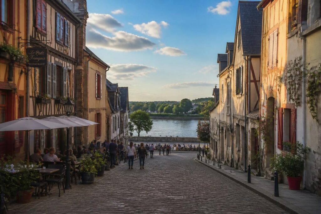 découvrez le quartier de la doutre à angers, un endroit pittoresque riche en histoire, avec ses ruelles charmantes, ses monuments incontournables et ses trésors culturels à ne pas manquer.