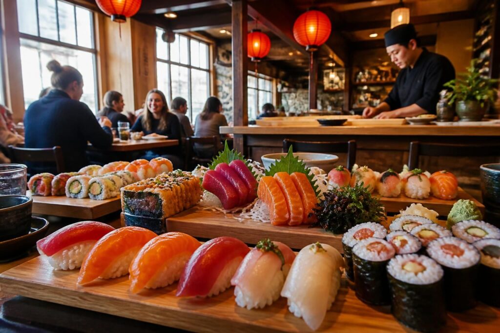 découvrez les meilleurs endroits pour manger japonais à angers : savourez des sushis frais et plongez dans l'ambiance authentique des izakayas incontournables de la ville.