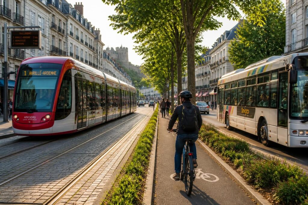 découvrez toutes les options pour vous déplacer facilement à angers : tram, bus et vélo. un guide pratique pour optimiser vos trajets en ville.