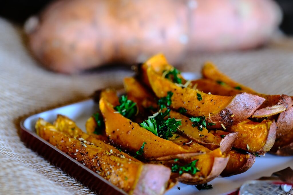 sweet potato fries.