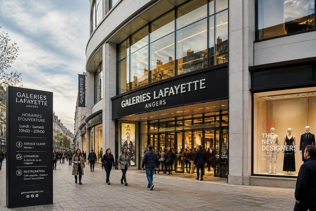 découvrez les galeries lafayette d'angers : informations sur les enseignes disponibles, les horaires d'ouverture et les services proposés pour une expérience shopping optimale.