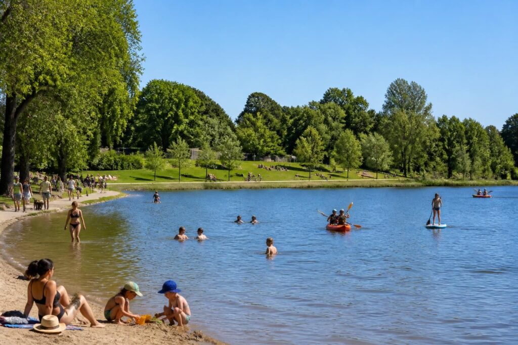 découvrez le lac de maine à angers, un lieu idéal pour profiter d'activités en plein air, se baigner en toute sécurité et faire de belles balades au cœur de la nature.