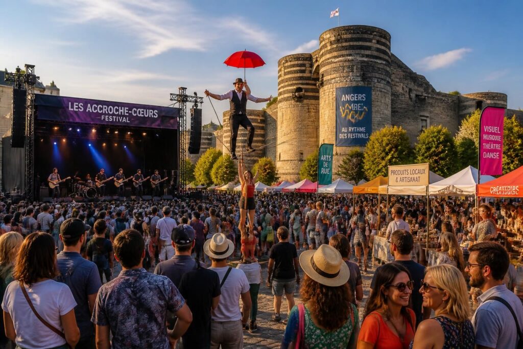 découvrez les festivals incontournables d'angers cette année et ne manquez aucun événement culturel, musical et festif dans cette belle ville.