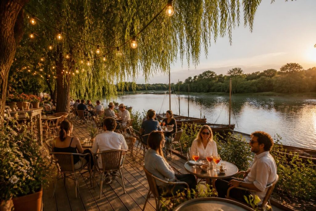 découvrez les meilleures guinguettes d'angers pour profiter d'un verre au bord de l'eau dans une ambiance conviviale et estivale.